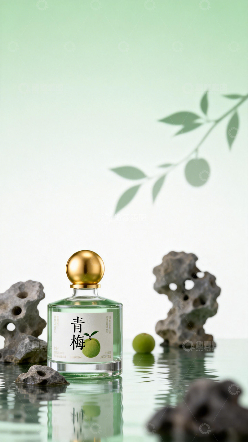 高清大图下载【趣麦麦图】青梅香韵清新香水