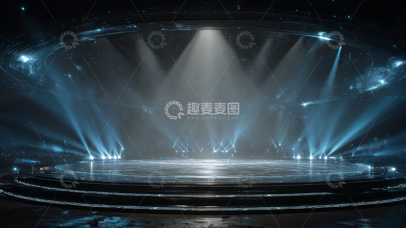 高清大图下载【趣麦麦图】星光璀璨的未来舞台