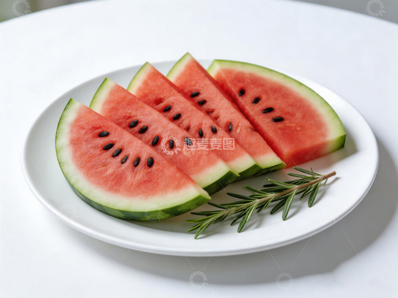 高清大图下载【趣麦麦图】清新西瓜切片美食摄影