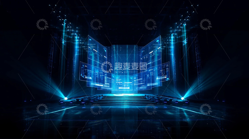 高清大图下载【趣麦麦图】数字幻境中的未来之门
