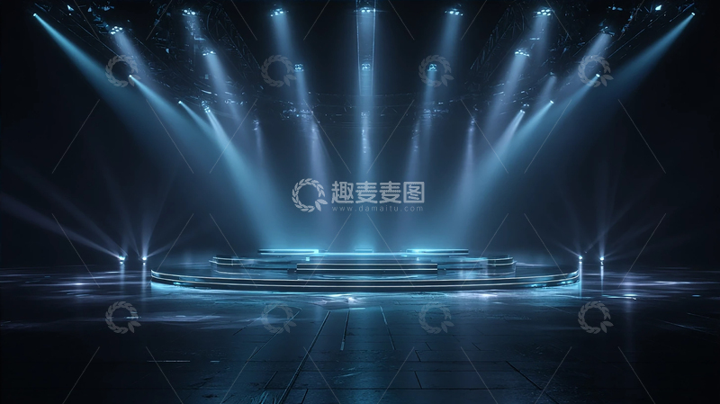 高清大图下载【趣麦麦图】黑暗舞台的光影奇迹