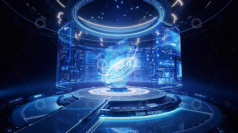 高清大图下载【趣麦麦图】深空未来科技奇观