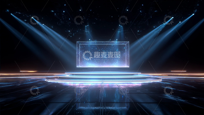 高清大图下载【趣麦麦图】星际舞台上的光影奇迹