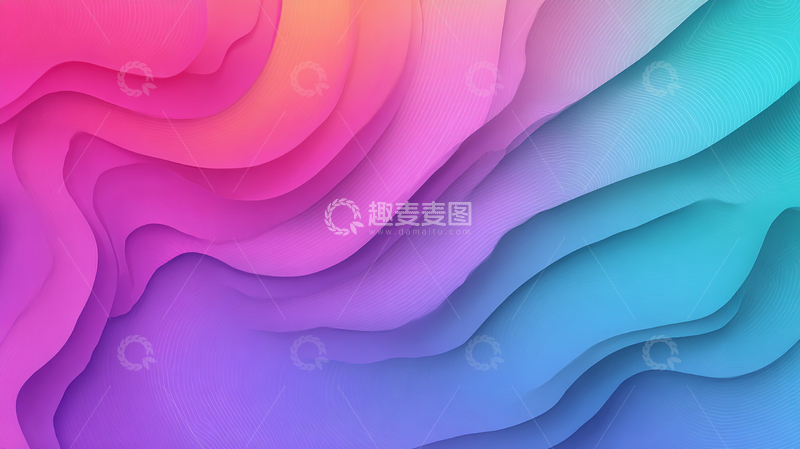 高清大图下载【趣麦麦图】彩色梦境的层叠奇迹