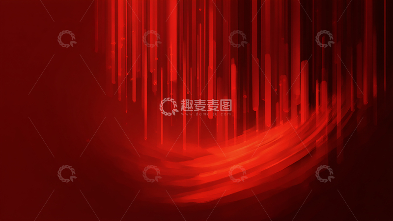 高清大图下载【趣麦麦图】红色梦境的光影交织