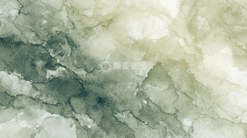 高清大图下载【趣麦麦图】迷幻水彩云海中的梦境