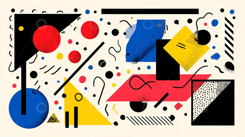 高清大图下载【趣麦麦图】现代抽象几何的狂想