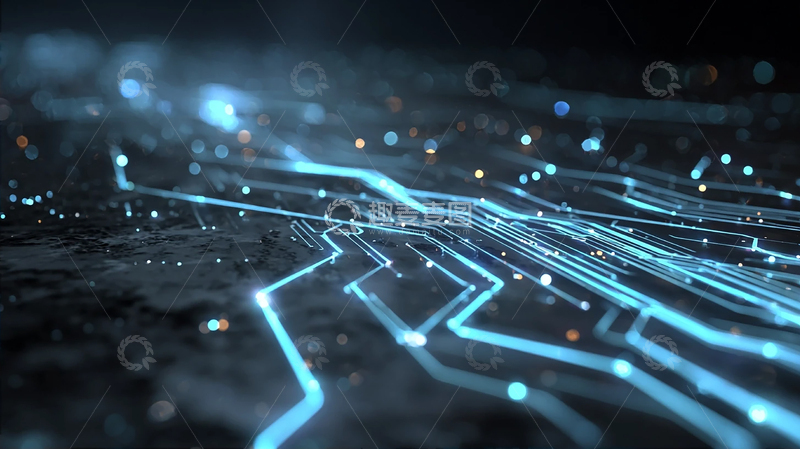 高清大图下载【趣麦麦图】数字未来的奇幻光影