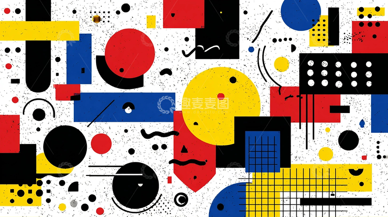 高清大图下载【趣麦麦图】极简几何的无限交响