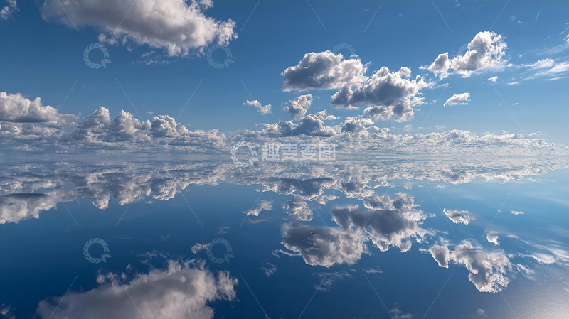 高清大图下载【趣麦麦图】蓝天白云的梦境画卷