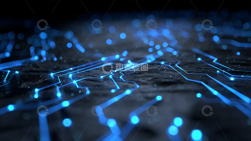 高清大图下载【趣麦麦图】星际网格的未来之光