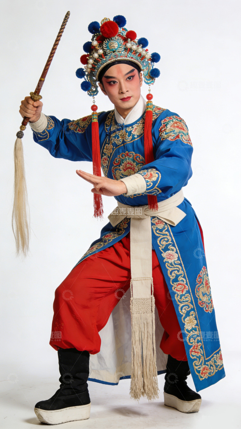 高清大图下载【趣麦麦图】京剧服饰戏曲人物造型传统服饰