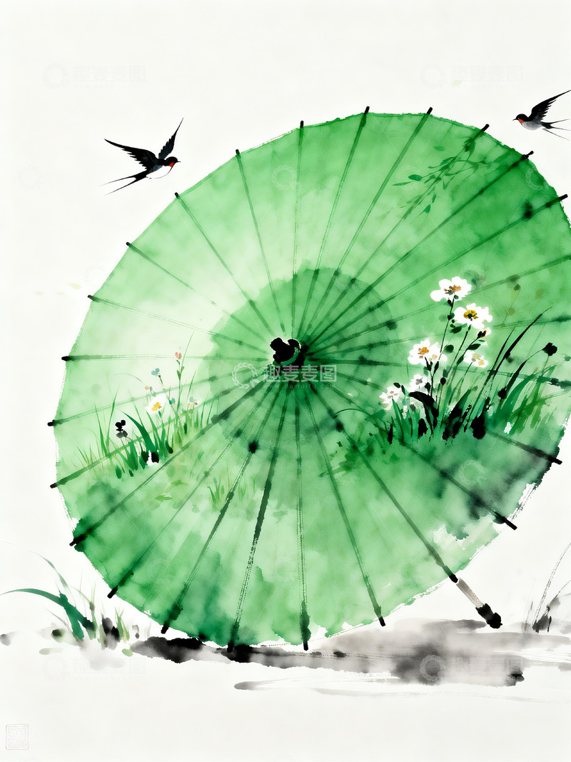 高清大图下载【趣麦麦图】国风清明节海报2