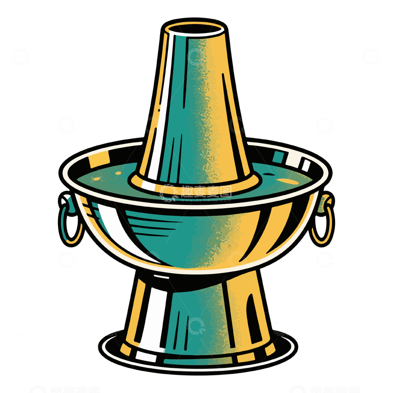 源文件下载【趣麦麦图】卡通风格火锅插画设计素材