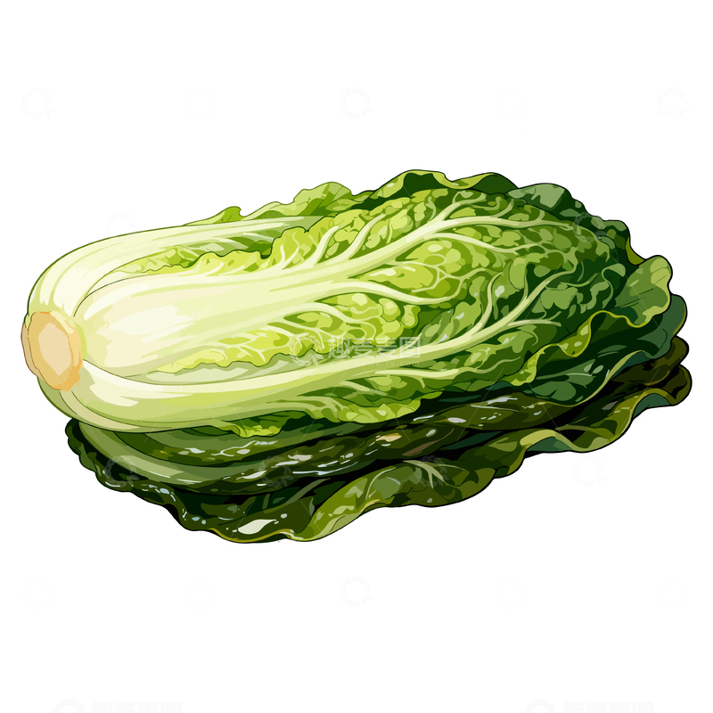 源文件下载【趣麦麦图】-手绘风格蔬菜插画素材