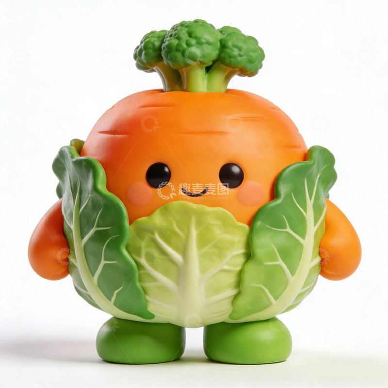 高清大图下载【趣麦麦图】可爱蔬菜卡通形象设计