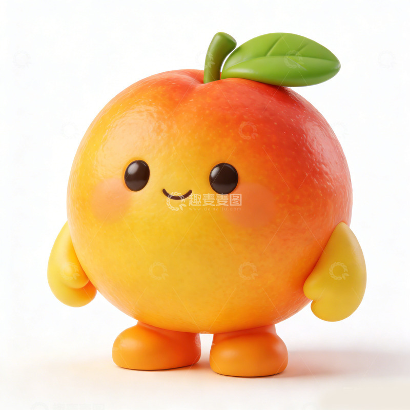 高清大图下载【趣麦麦图】可爱卡通水果形象设计素材