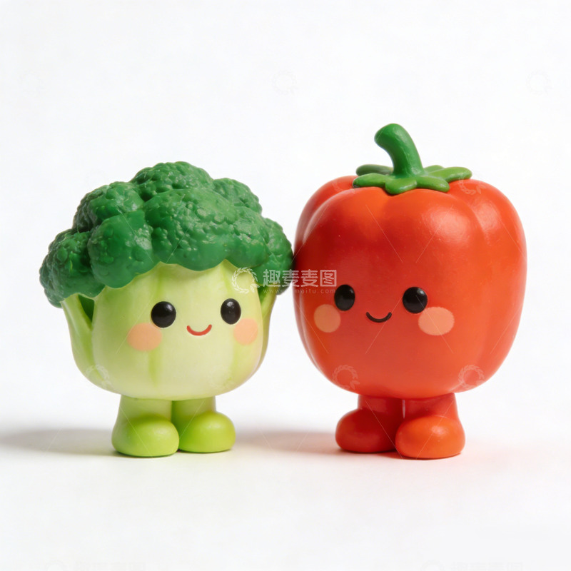 高清大图下载【趣麦麦图】卡通蔬菜玩偶可爱摄影