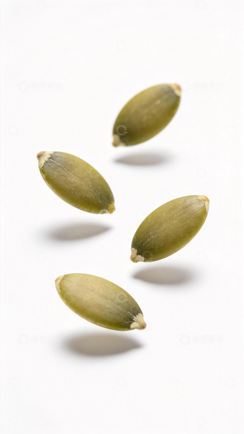 高清大图下载【趣麦麦图】简约风绿色种子特写摄影