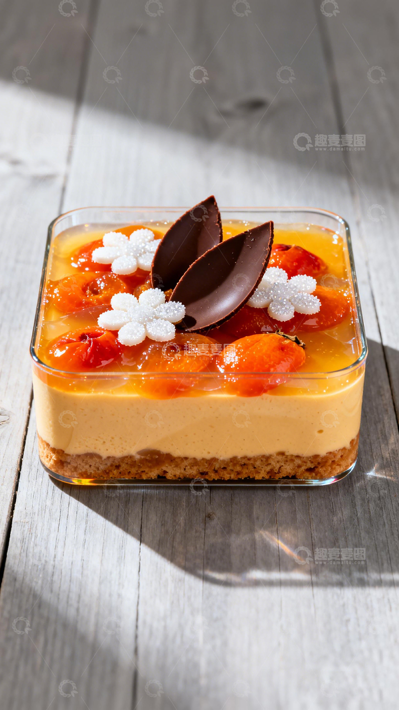 高清大图下载【趣麦麦图】精致甜点慕斯蛋糕装饰美观