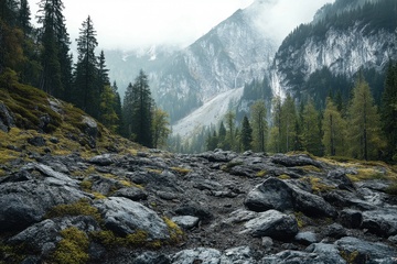 森林大山自然美景