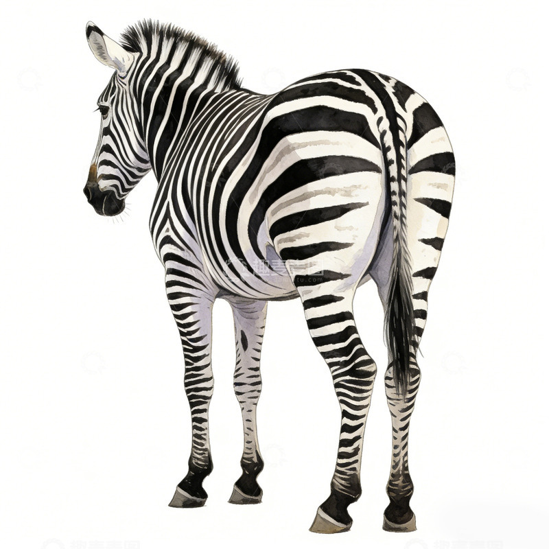 高清大图下载【趣麦麦图】斑马特写摄影