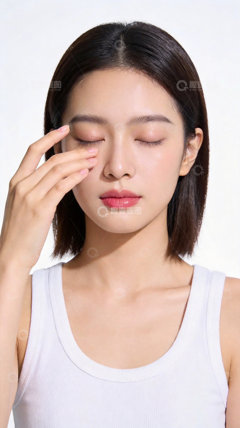 高清大图下载【趣麦麦图】清新女性特写写真