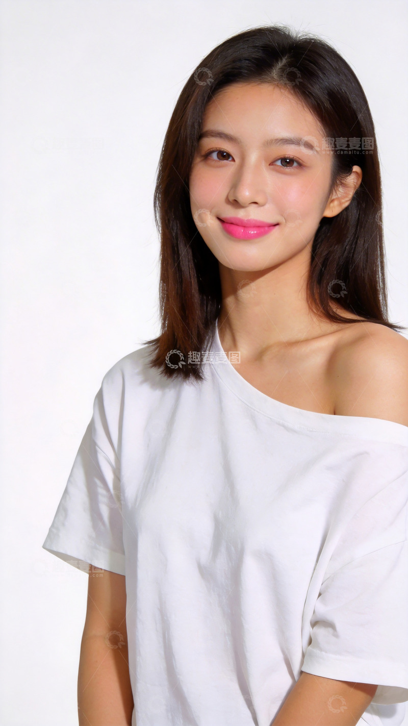 高清大图下载【趣麦麦图】简约时尚女性肖像写真3