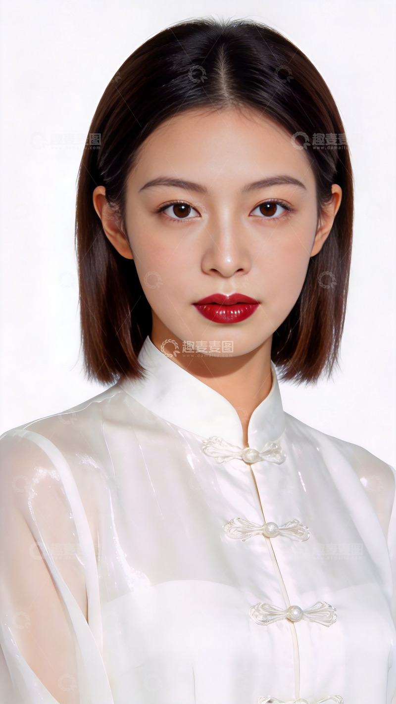 高清大图下载【趣麦麦图】东方女性肖像传统服饰摄影