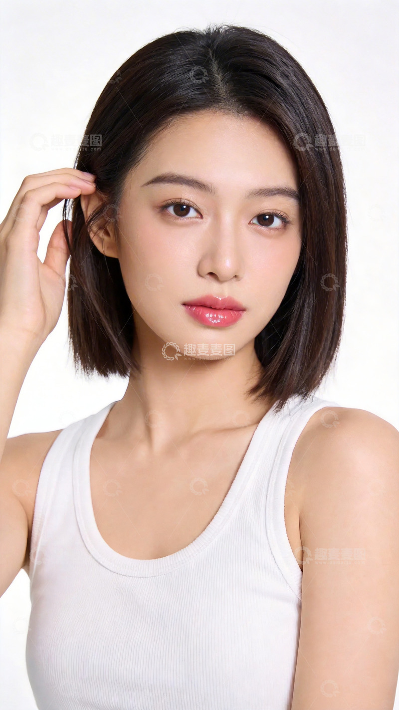 高清大图下载【趣麦麦图】简约风格女性肖像摄影