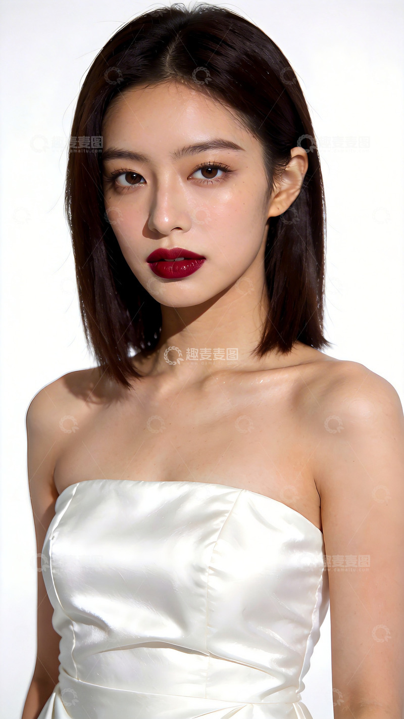 高清大图下载【趣麦麦图】简约时尚女性写真摄影图片