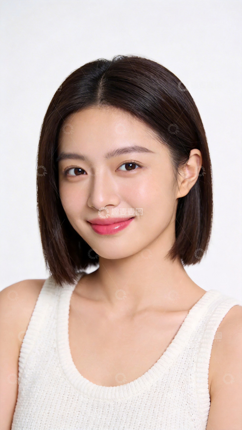 高清大图下载【趣麦麦图】简约清新女性肖像摄影素材