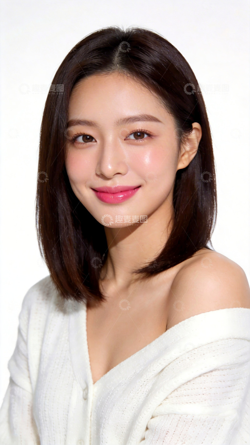 高清大图下载【趣麦麦图】简约时尚女性肖像写真2
