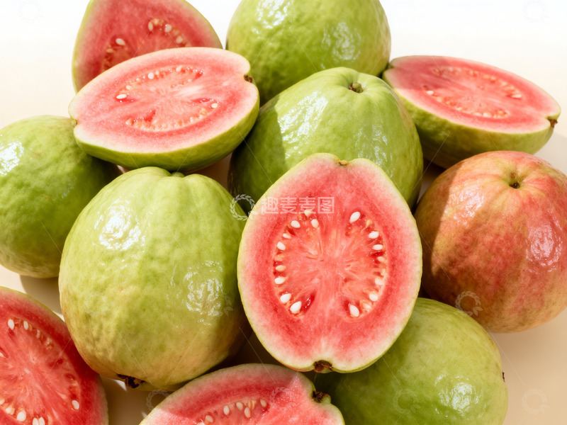 高清大图下载【趣麦麦图】一堆新鲜的红心芭乐3