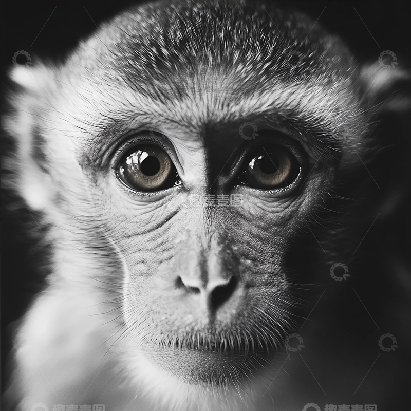 高清大图下载【趣麦麦图】猫眼深邃夜色梦幻