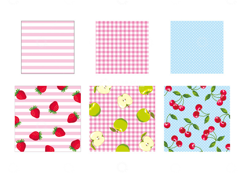 源文件下载【趣麦麦图】缤纷水果图案平面设计素材