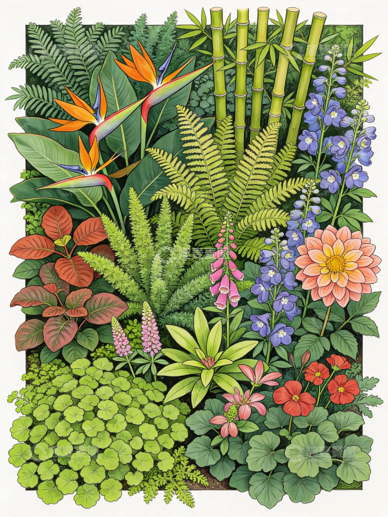 高清大图下载【趣麦麦图】大师级钢笔彩绘3