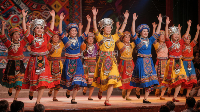 高清大图下载【趣麦麦图】民族舞蹈表演
