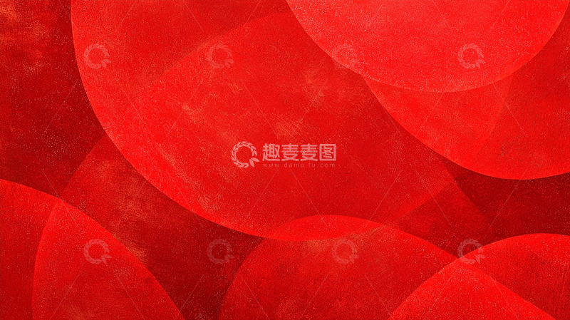 高清大图下载【趣麦麦图】红色梦境的几何交织