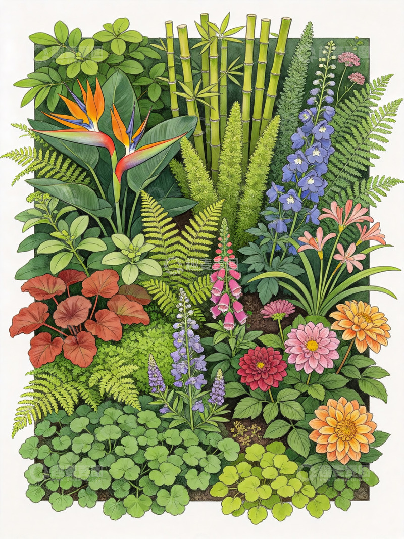 高清大图下载【趣麦麦图】大师级钢笔彩绘