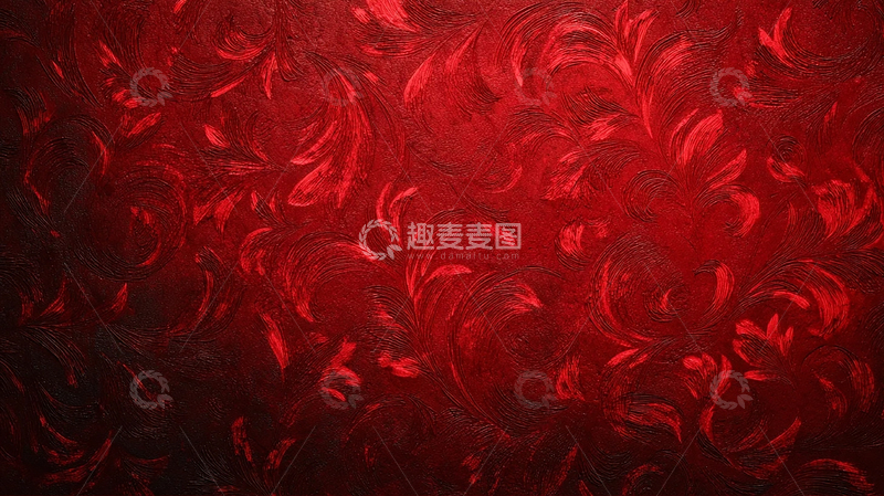 高清大图下载【趣麦麦图】红色梦境中的流动艺术