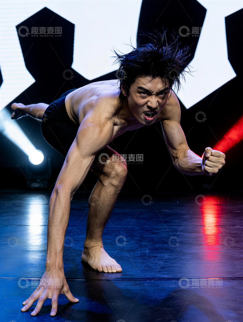 高清大图下载【趣麦麦图】动感舞台表演艺术照