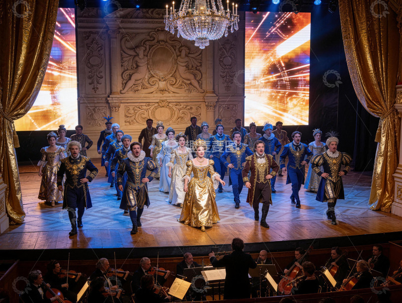 高清大图下载【趣麦麦图】华丽歌剧舞台表演