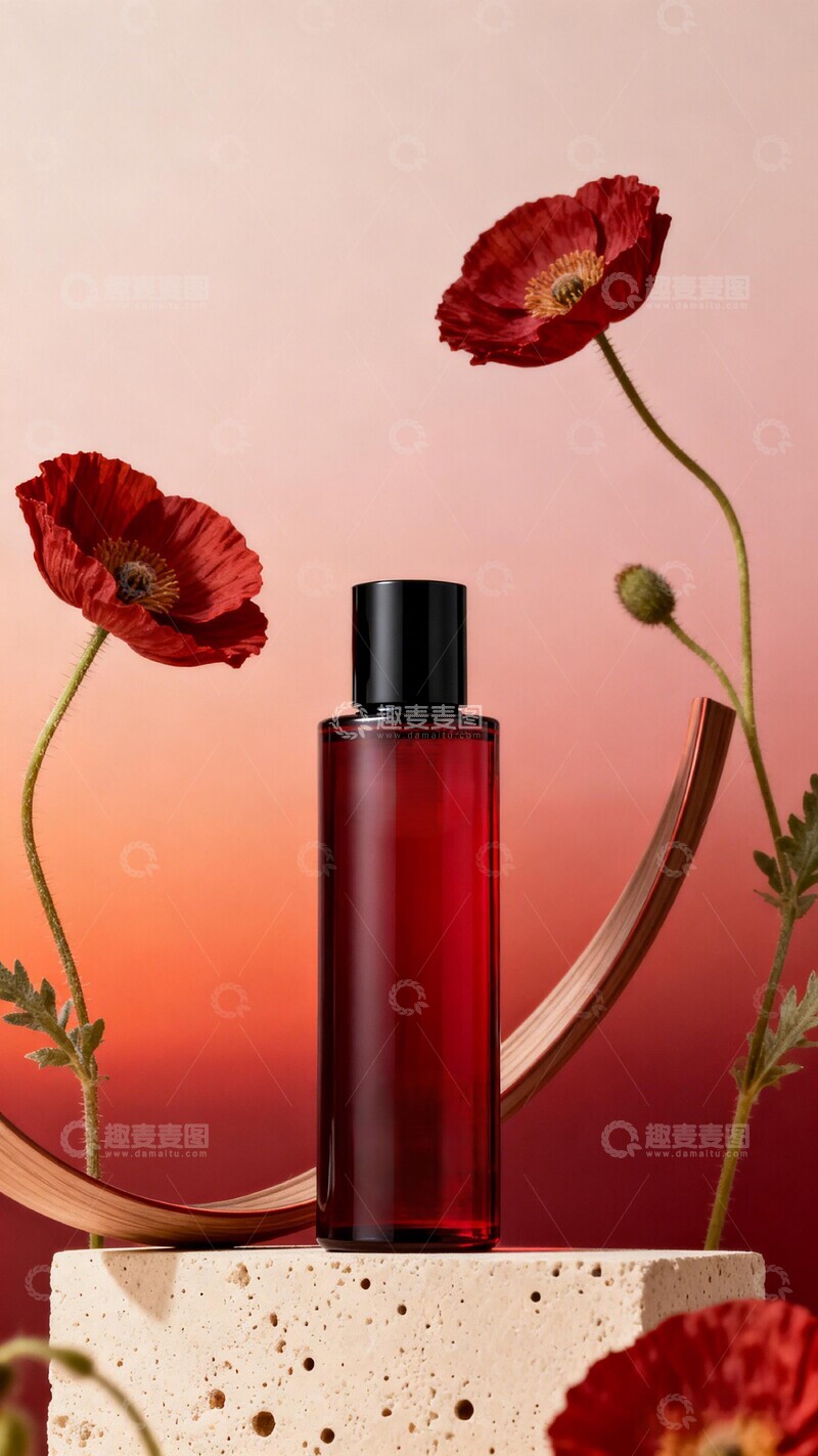 高清大图下载【趣麦麦图】红花瓶艺术摄影