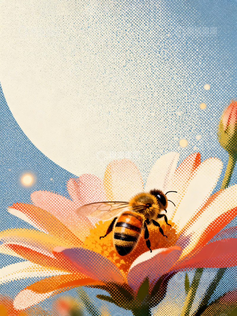 高清大图下载【趣麦麦图】极简点绘艺术海报4