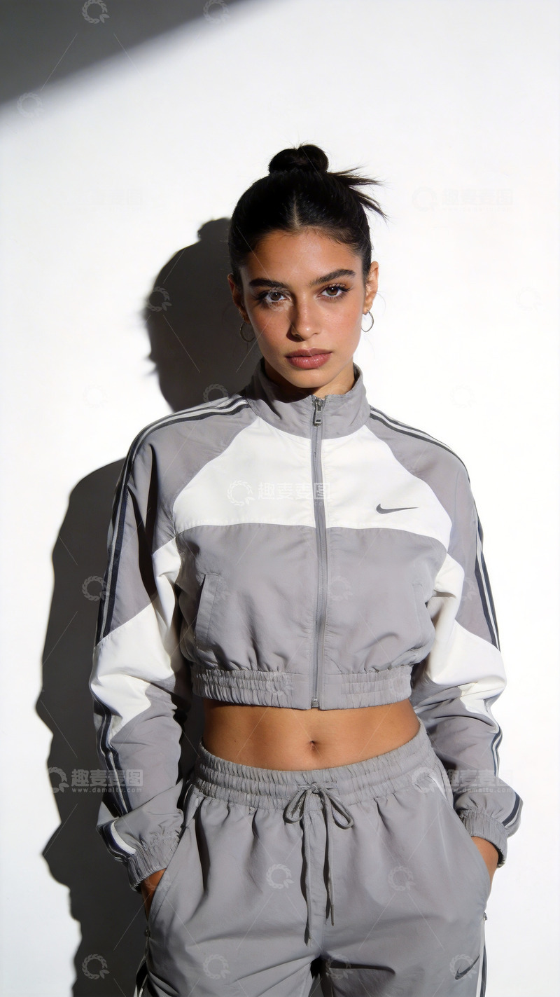 高清大图下载【趣麦麦图】时尚运动装模特摄影
