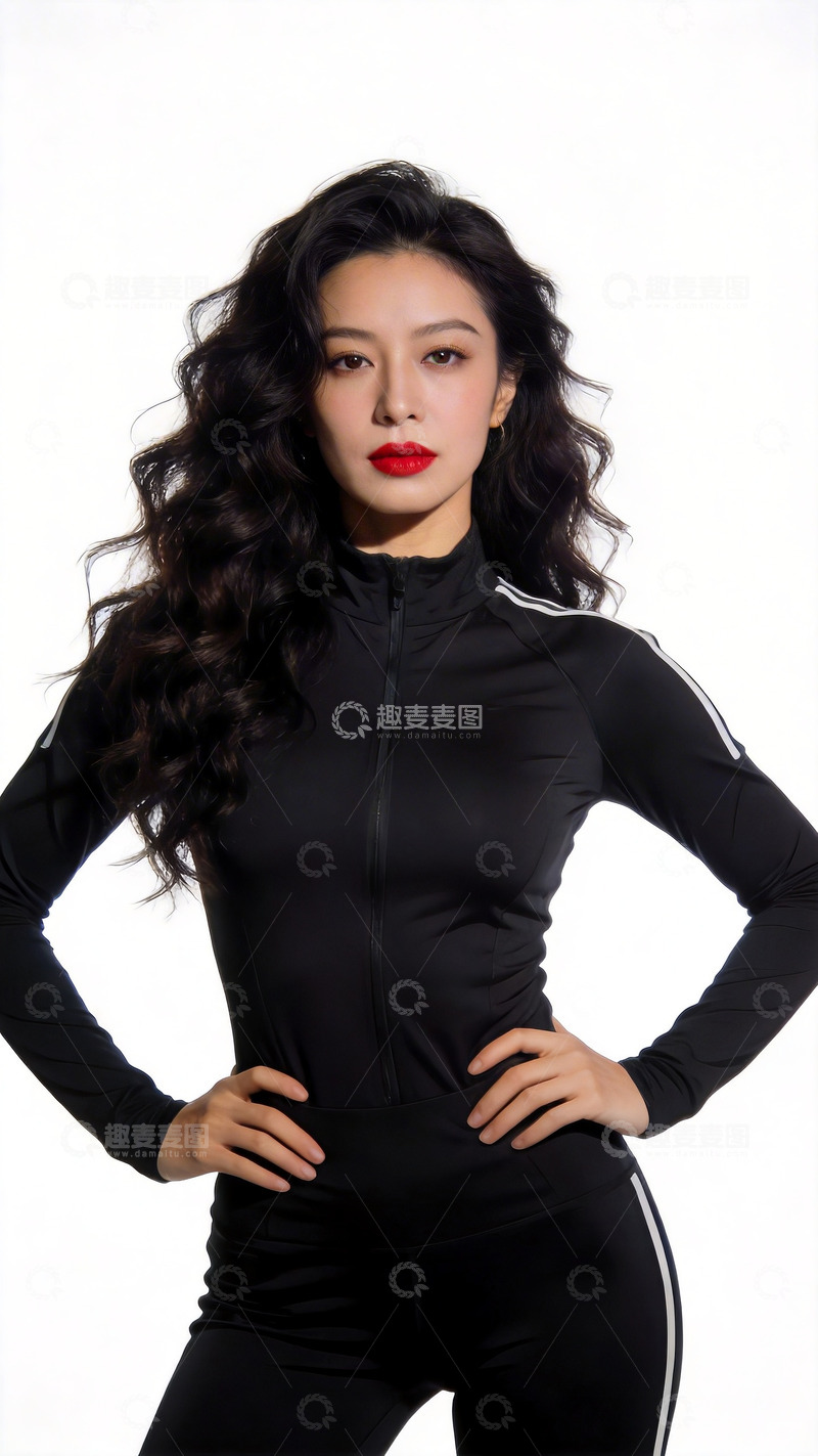 高清大图下载【趣麦麦图】运动风女性紧身衣摄影