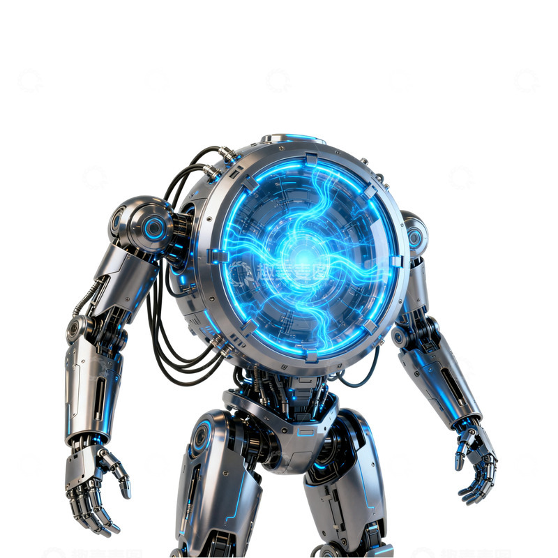 高清大图下载【趣麦麦图】未来科技机器人设计素材