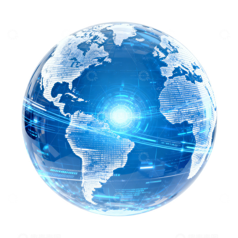 高清大图下载【趣麦麦图】科技地球数字图像