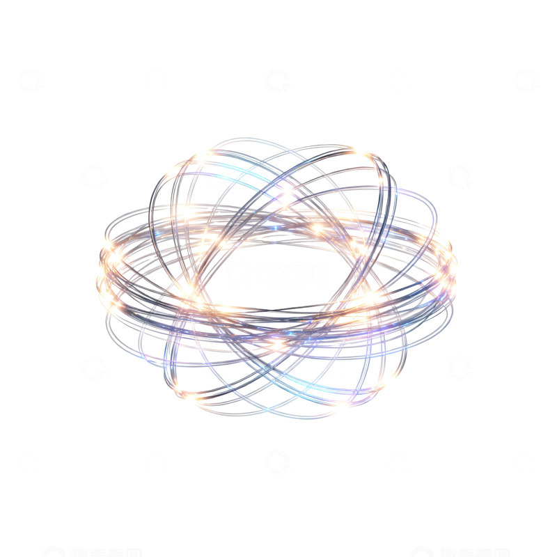 高清大图下载【趣麦麦图】抽象光影螺旋艺术图案